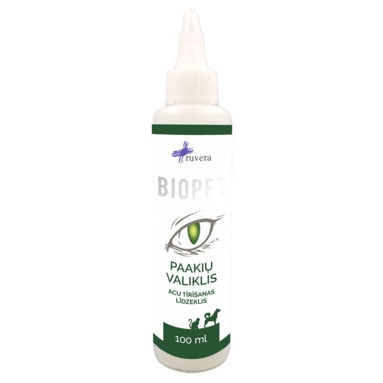 BIOPET acu tīrīšanas līdzeklis kaķiem un suņiem